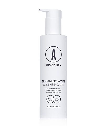 ANGIOPHARM — Гель для умывания с аминокислотами шелка 200мл CLEANSING