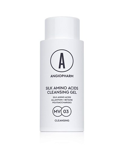 ANGIOPHARM — Гель для умывания с аминокислотами шелка 50мл CLEANSING