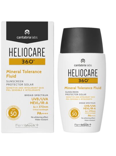 Heliocare 360º Mineral Tolerance SPF50+ 50ml — Солнцезащитный минеральный флюид для чувствительной кожи