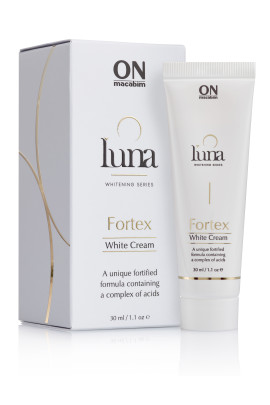 LUNA Fortex White Cream ONmacabim – Интенсивно осветляющий ночной крем для лица, 30мл