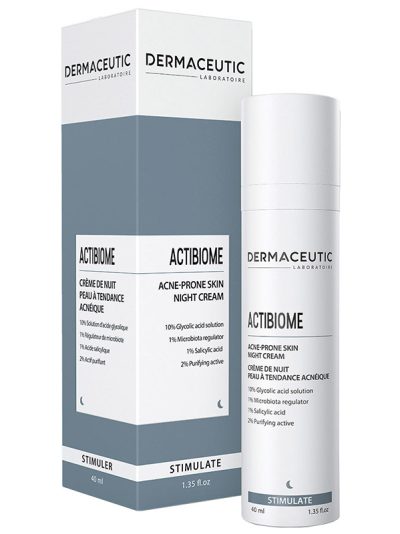 DERMACEUTIC Actibiome Acne-prone Skin Night Cream | Ночной крем для кожи, склонной к акне (40 ml)