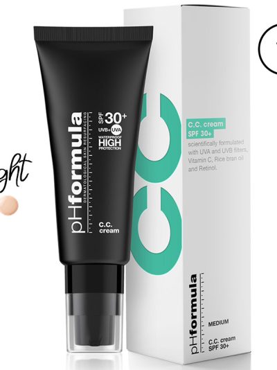 C.C. CREAM SPF-30+ | Корректирующий крем влагоустойчивый SPF 30+ (light), 50 мл