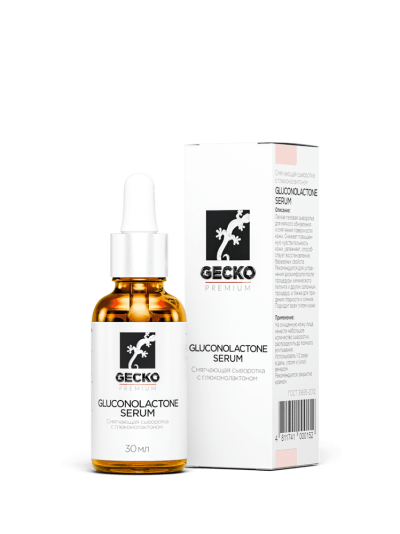 GECKO GLUCONOLACTONE SERUM Смягчающая сыворотка с глюконолактоном, 30 мл