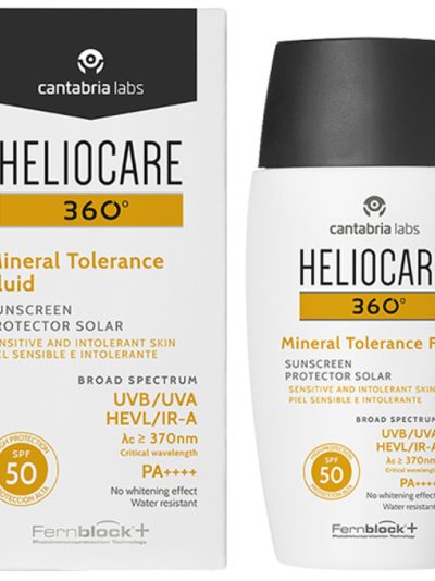 Heliocare 360º Mineral Tolerance SPF50+ 50ml — Солнцезащитный минеральный флюид для чувствительной кожи
