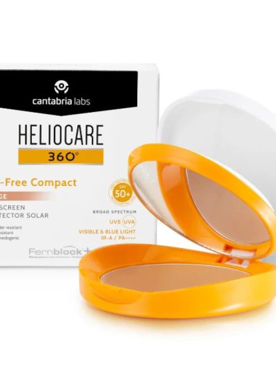 HELIOCARE Oil-Free Compact (Beige) | Крем-пудра компактная с SPF 50 для жирной и комбинированной кожи (беж),10 г.