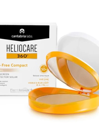 Heliocare крем-пудра компактная с SPF50 для жирной и комбинированной кожи (Pearl/светлый натуральный), 10 г.