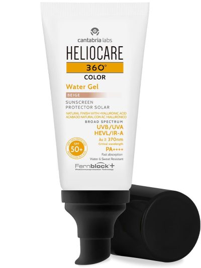 Heliocare WATER GEL Sunscreen — Солнцезащитный увлажняющий гель-флюид SPF 50+ (Beige), 50 мл