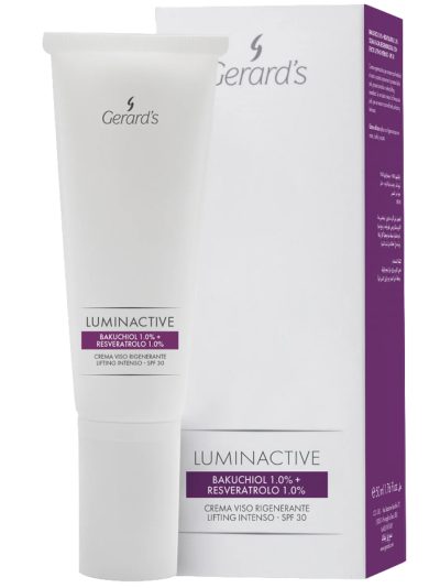 LUMINACTIVE BAKUCHIOL 1,0% + RESVERATROL 1,0% Intense Lifting & Regenerating Face Cream — SPF 30 Интенсивный лифтинг и регенерация Крем для лица - spf 30 (50 ml)