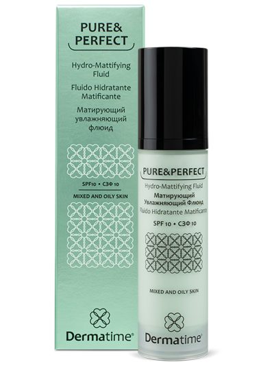 PURE&PERFECT Hydro-Mattifying Fluid | Матирующий увлажняющий флюид SPF10 (50 ml)