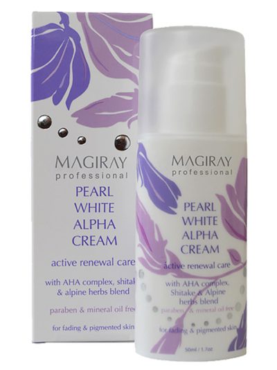 PEARL WHITE ALPHA CREAM  | Жемчужный осветляющий крем с АНА-кислотами (50 ml)