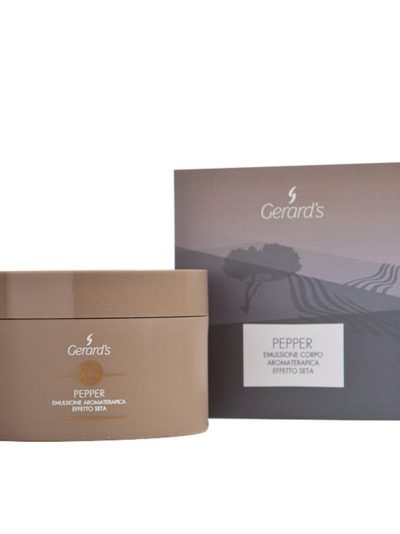 Gerard’s PEPPER – АРОМАТЕРАПЕВТИЧЕСКАЯ ЭМУЛЬСИЯ ДЛЯ ШЕЛКОВИСТОСТИ КОЖИ, 200 мл